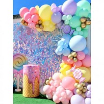 127pcs 인테리어 풍선 아치형 세트, 프리사이즈