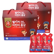 한미 웰키커 어린이 홍삼 20ml, 60포 2개월분