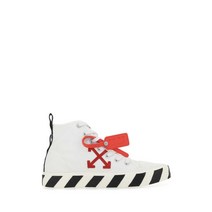 23SS OFF WHITE 화이트 캔버스 VULCANIZED 스니커즈 OMIA119S23FAB001 0125