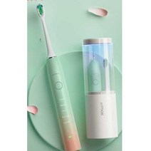 전동 칫솔 추천 치석 제거기 진동 상쾌함 음파 좋은, 보라색(박스+정품칫솔모6개+기본칫솔모2개)