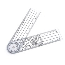 1PC 0-140mm 360° Goniometer Angle Medical Spinal Ruler Inclinometer Protractor finder Measuring Too, 한개옵션0