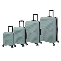 It luggage Eco-Protect Hardside 4pc 8 Wheel Expandable Spinner Set Green