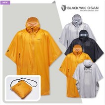 블랙야크 [블랙야크][MAWC3IN1레인케이프자켓] 공용 장마철대비 레인자켓 레인코트 우의 비옷 캠핑용, 100(남성), 차콜