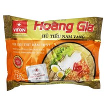 베트남라면 비폰 호앙지아 오리엔탈 스타일 ﻿VIFON HOANG GIA HU TIEU NAM VANG 120g 아시아마트, 1개