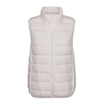 중량조끼 크로스핏 웨이트 무제조절 조끼 매트 패브릭 여성 민소매 울트라 라이트 다운, XL, 하얀색