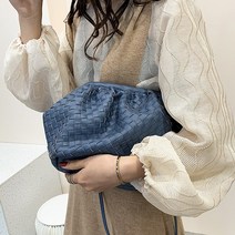 슬로마루 만두백 꼬임 위빙 클러치백 파우치 가방 크로스백