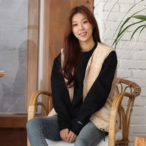 플레이몬스터 베이직 후리스 베스트 / 플리스 브이넥 조끼 Fleece vest / 오버핏 루즈핏