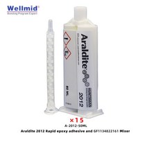 에폭시 Araldite 2012 50ml 다목적 5 분 빠른 구조용 접착제 다양한 금속 세라믹 유리 고무 플라스틱 접착, 08 15Pcs2012andMixer