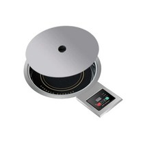 1구 인덕션 전기레인지 원형 휴대용 나혼산 2200W, 2000W 가스-전기형 + 개구부