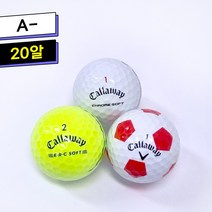 캘러웨이크롬소프트 34피스 혼합 A-급 20알 로스트볼, 20알_A-급