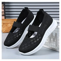 여름 망화 올드 북경 패브릭 슈즈 패션 단화 여성 캐주얼 엄마 신발