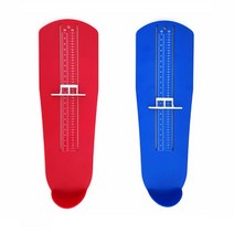 우리집 발사이즈 측정기, 블루+레드, 1개