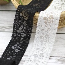 총각원단) TR레이스] 5.3cm 장미줄기 2color(98260) c2, 백아이보리