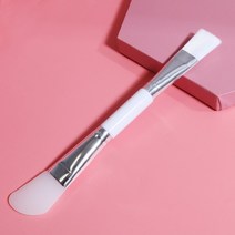 아이새도우 볼터치 쉐딩 파운데이션 브러쉬 메이트업 화장 도구 툴 악세사리 실리콘 페이셜 마스크 브러시 전문 양방향 양모 섬유 블렌딩 청소하기 쉬운 스킨 케어 품 1pcs, 03