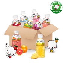 모구모구 어린이 섬유질 음료 8종 혼합 320ml x 24개, 1세트