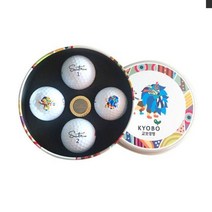 건강-드림_세인트나인 X 4구 TIN-111(인쇄비별도) 필드용골프선물세트 용디자인공 용공 골프공 디자인공_rjsrkdemf, 옵-션★화이트, 은장