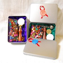 해리포터 씰링왁스 15색 만들기세트 DIY도장 봉인 청첩장라벨 인장 초대장 밀랍, A