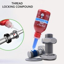 접착10ml 271 Blue Anti Corrosion Fast Curing Leakproof Home Anaerobic Adhesive Screw High Strength S, 한개옵션0