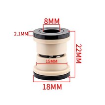 쇽업쇼바 자동차 에어 다운스프링 쇼바스프링 자전거 후면 충격 22/24/32/44/50/52/54/68mm 알루미늄 합금, 01 22mm