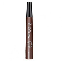 액상 충진기 주입기 액체 소분 액상 포장 5ml 비자극성 다목적 프롱 아이 브로우 펜슬 브러쉬 스플릿 리퀴, 01 Dark Brown