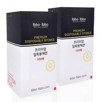 ibbo&이뽀 [ibbo] 프리미엄 일회용 해면 L 100매, 1개