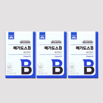 메가도스 비타민B 100포x3개 총 6개월분, 메가도스B 60정x3개 총6개월분