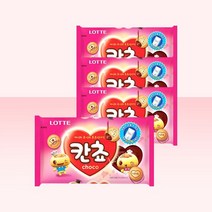 롯데제과 칸쵸 쵸코 파티팩 196g x 4개 / 대용량과자, 없음