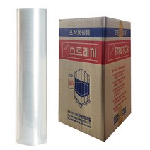 투명 스트레치필름 18Mic/20Mic 1박스(4개입) 산업용 공업용 포장용 비닐 랩, 스트레치필름_18Mic_1박스