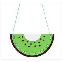 소근육 실꿰기 펠트 키위 가방 만들기 5인 창의력 체험 EQ 유치원 수업교구 치료 재활