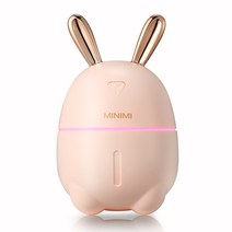 (니양몰) 고급 나노미스트 7컬러 무드등 저소음 스마트 미니 가습기 세척이 편리한 사무용 가습기 가정용 가습기 책상 가습기 미니 대용량 가습기, 화이트
