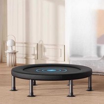 점핑 다이어트 바운스 방방 트램폴린 봉봉 머신 보드, 48인치 접이식 트램폴린 +팔걸이