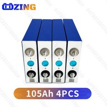 자동차 교체 대용량 딥 6000 사이클 배터리 DIY RV 보트 홈 에너지 저장 셀 팩 3.2V Lifepo4 105AH 120AH 150AH 200AH 280AH 320AH, CN_105AH-4PCS