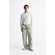 독일 자라 ZARA 낙하산 카고 팬츠 - 라이트 카키 100147