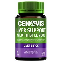 호주약국 판매 영양제 세노비스 Liver Support 밀크 시슬 건강식품 7000 75정 로켓직송, 1병