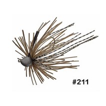 등산 산악 용품 버클 후크 스트랩 줄 에버그린 커버 크리퍼 28354558g 텅스텐 헤드 Chatterbait 고무 지그 후크베이스 송어 낚시 실리콘 스커트와 함께, 색상 211+35g