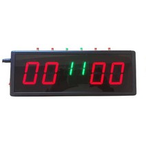 전자 점수판 농구 전광판 당구 배드민턴 LED 족구, 충전식 리모콘 + 버튼 3인치