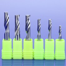 알루미늄 cnc 도구 용 10pcs 3.1754568mm 단일 플루트 밀링 커터 솔리드 카바이드 알루미늄 복합 패널, 8x25mm