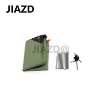 RC 자동차 장식 천막 캐노피 시뮬레이션 텐트 견인 로프 플래그 여행 가방 18 110 락콕 크롤러 TRX4 SCX10 TK300 YIKONG RC4WD, 텐트 군대 그린