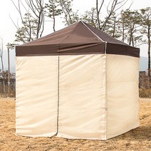 럭셔리 3x3 캐노피천막 캠핑천막 감성천막 포장마차 야외천막 접이식천막, L일체풀 3X3 화이트