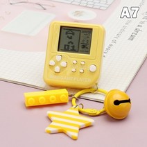 오락실게임 고전게임 레트로게임기 1pc 미니 클래식 게임 기계 키 체인 비디오 레트로, 에이7