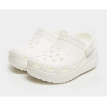 [픽스키즈] 크록스 키즈 CROCS 큐티 클로그 화이트 플랫폼 뉴코아괴정점