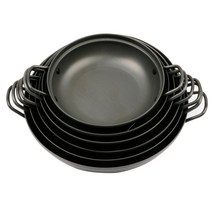 업소용 복전골 경질냄비 전골 감자탕 알루미늄냄비, 블랙, 2.경질냄비-22cm