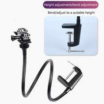 카메라 향상된 책상 턱 클램프가 있는 브래킷 웹캠 Brio 4K C925e C922x C922 C930e C930 C920 QXNF 용 유연한 구즈넥 스탠드