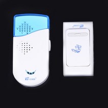 도어벨 현관종 무선 32 곡 노래 설치 스마트 방수 초인종 홈 오피스 호텔용, 01 WHITE, 01 WHITE