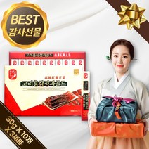 영양가족 고려 홍삼 정과 여자 남자 아빠 엄마 친구 부모님 예비 시댁 사돈 인사 60 70 대 할머니 할아버지 환갑 칠순 시아버지 시어머님 장모님 장인어른 생신 설 추석 이색 선물, 3개, 300g