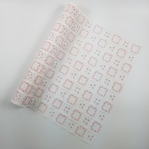[신박한 잡화] 북유럽스타일 A형 방수코팅 레이스깔개 장식장레이스 - B타입 분홍미니사각 무늬, 90
