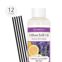 더허브샵 방향제 디퓨져 리필오일150ml (12종), 레드프룻
