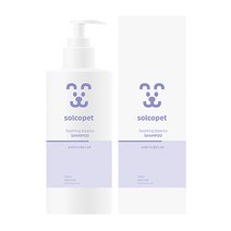 솔코펫 강아지 고양이 수딩 밸런스 저자극 천연 샴푸 300ml