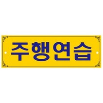 주행연습 차량용표지판 초보운전문구 결초보은 차량용표지판 차량자석스티커