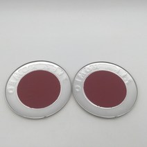 자동차엠블럼 이니셜 자동차 전면 헤드 보닛 및 테일 범퍼 10-200pcs 7.4cm 트렁크 부트 마크 배지 엠블, 04 2pcs black